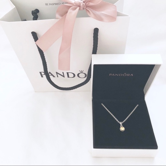 Pandora Birthstone Necklace November 
